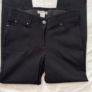 89th & Madison Black Stretch Pants Size 8